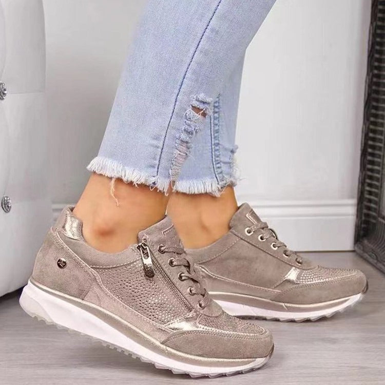 Orthopaedic Trainers for Women with Zip – Comfortable & Stylish Everyday Trainers
