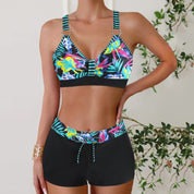 Two-Piece Swimsuit for Women – Elegant Adjustable Bikini Set for Summer