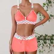 Two-Piece Swimsuit for Women – Elegant Adjustable Bikini Set for Summer