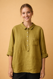 Casual Shirt for Women – Breathable Cotton Everyday Shirt – Cecilia