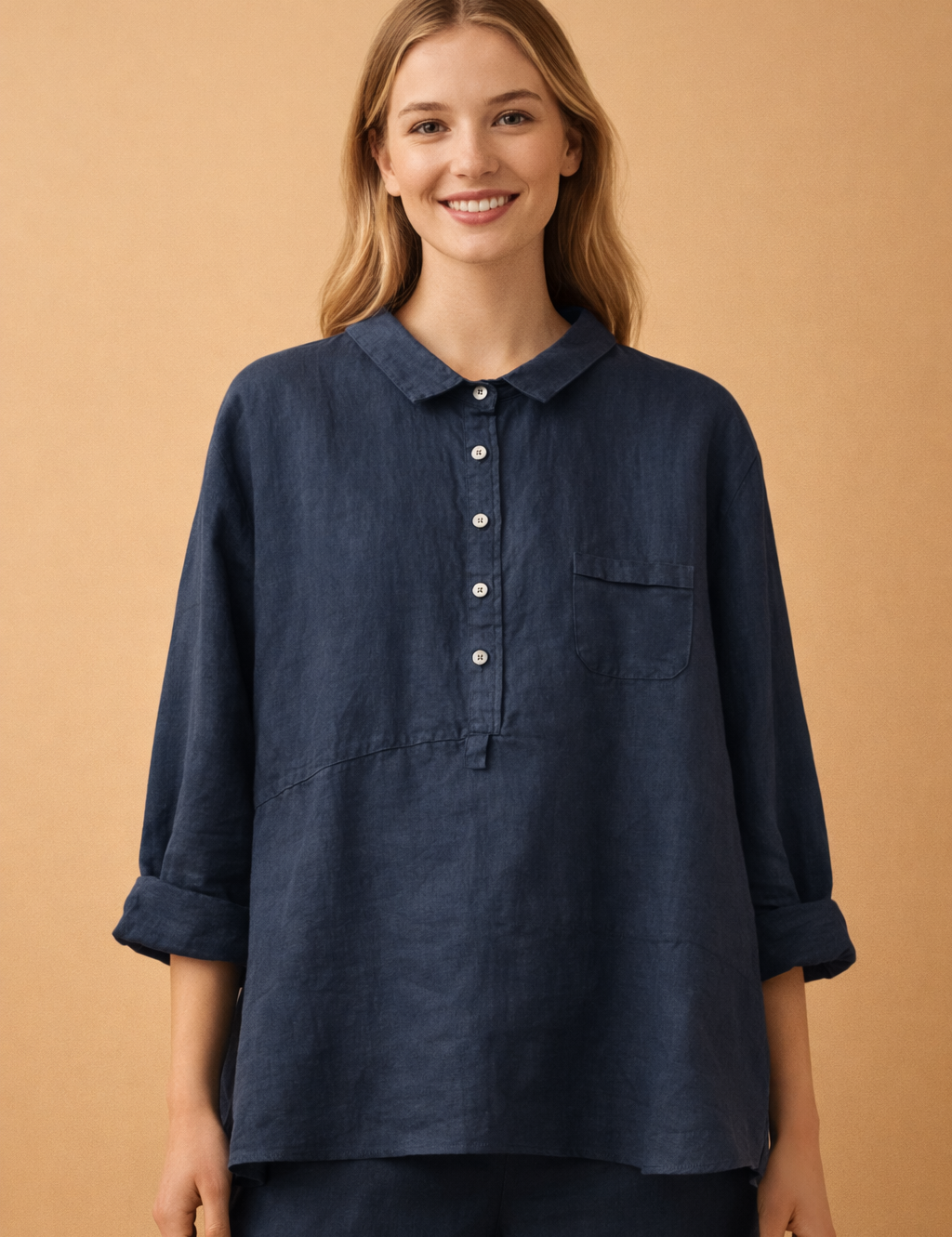 Casual Shirt for Women – Breathable Cotton Everyday Shirt – Cecilia