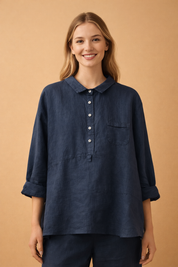 Casual Shirt for Women – Breathable Cotton Everyday Shirt – Cecilia