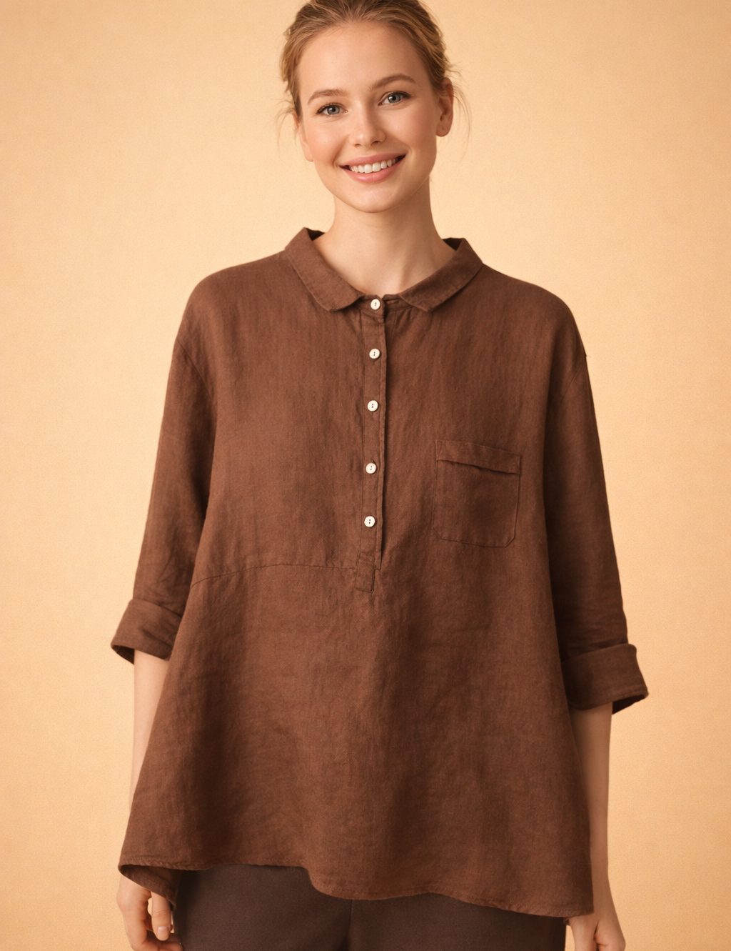 Casual Shirt for Women – Breathable Cotton Everyday Shirt – Cecilia