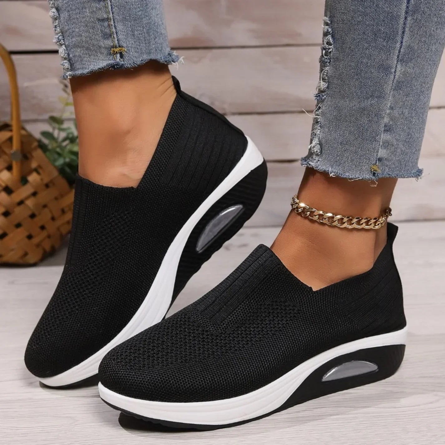 Women's Orthopaedic Slip-On Trainers – Comfortable Arch-Support Everyday Trainers 2