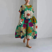Floral Dress for Women – Relaxed Elegant Summer Dress – Zyra 5