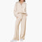 Women's Tracksuit Set – Zip-Top & Wide-Leg Trouser Co-ord 10