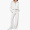 Women's Tracksuit Set – Zip-Top & Wide-Leg Trouser Co-ord 14