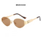 Gold Sunglasses for Women – Retro Round UV-Protection Sunglasses 3
