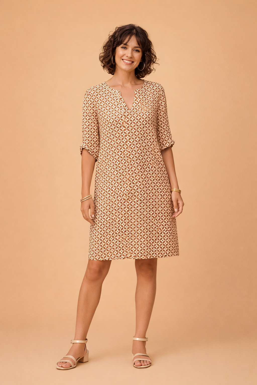 Sweetheart Neckline Midi Dress for Women – Relaxed Summer Dress – Lily
