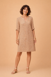 Sweetheart Neckline Midi Dress for Women – Relaxed Summer Dress – Lily