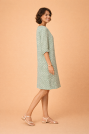 Sweetheart Neckline Midi Dress for Women – Relaxed Summer Dress – Lily