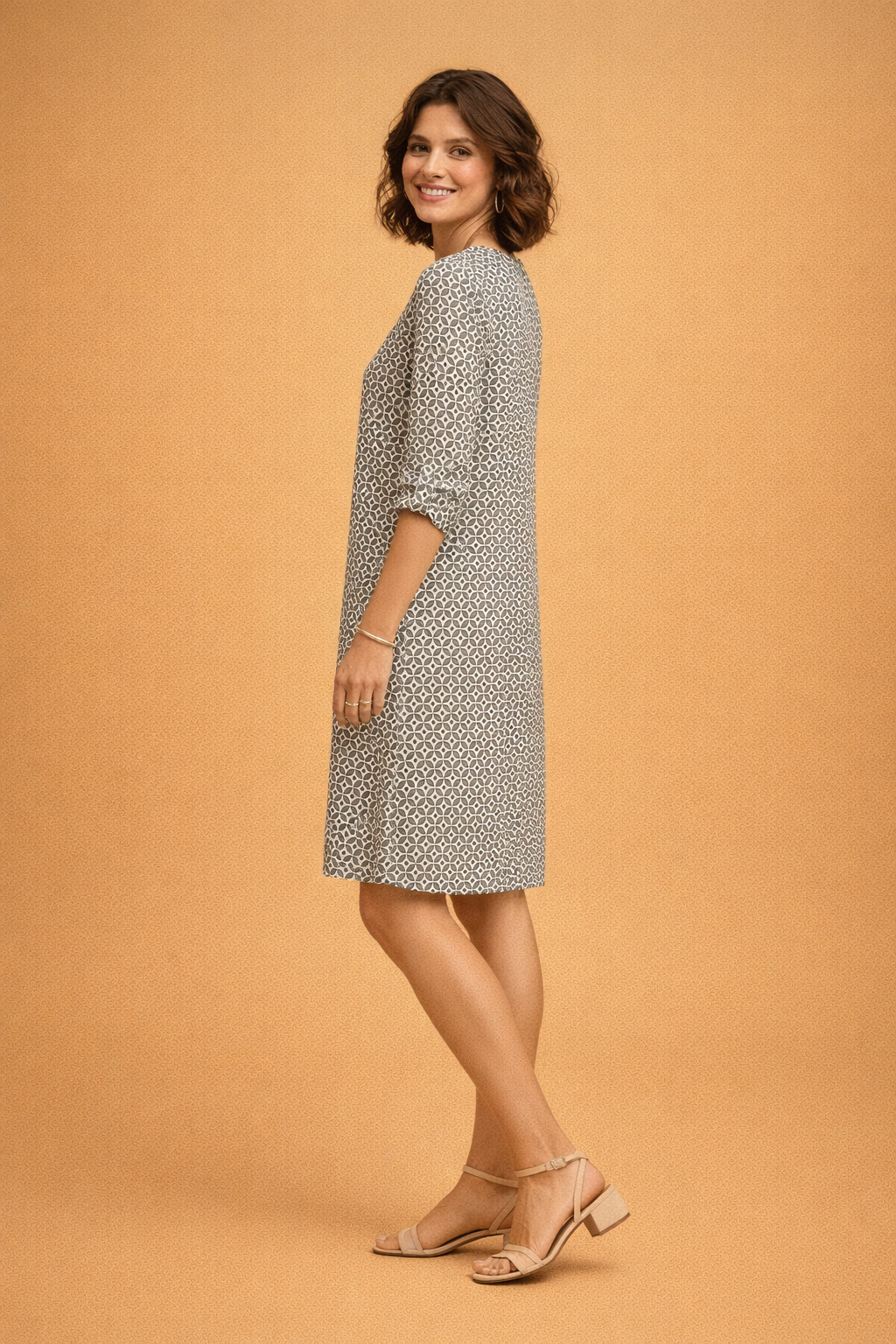 Sweetheart Neckline Midi Dress for Women – Relaxed Summer Dress – Lily