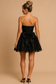 Strapless Sequin Mini Dress for Women – Party & Evening Dress – Niki