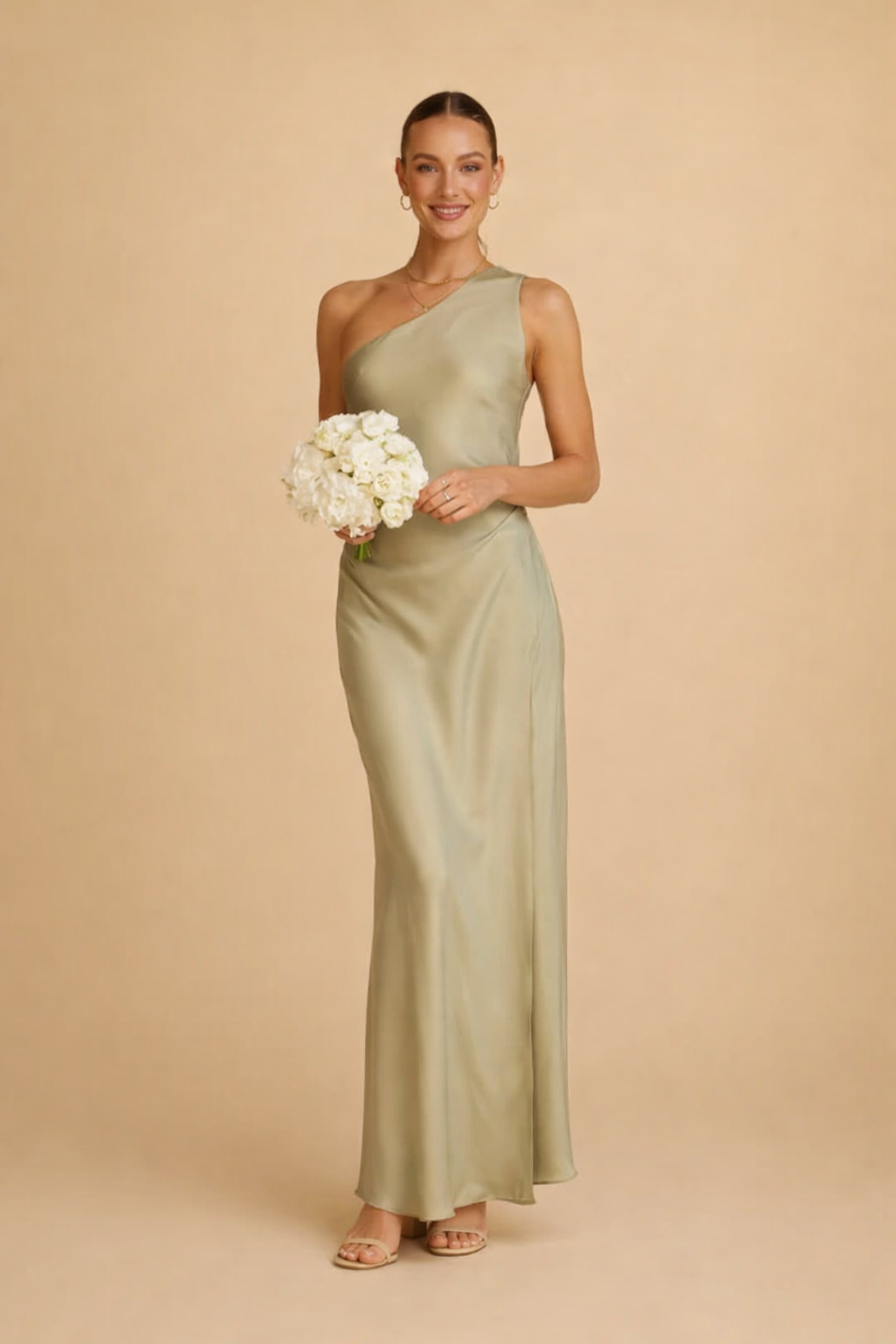 Maxi Dress for Women – Asymmetric-Slit Occasion Maxi Dress – Delphine