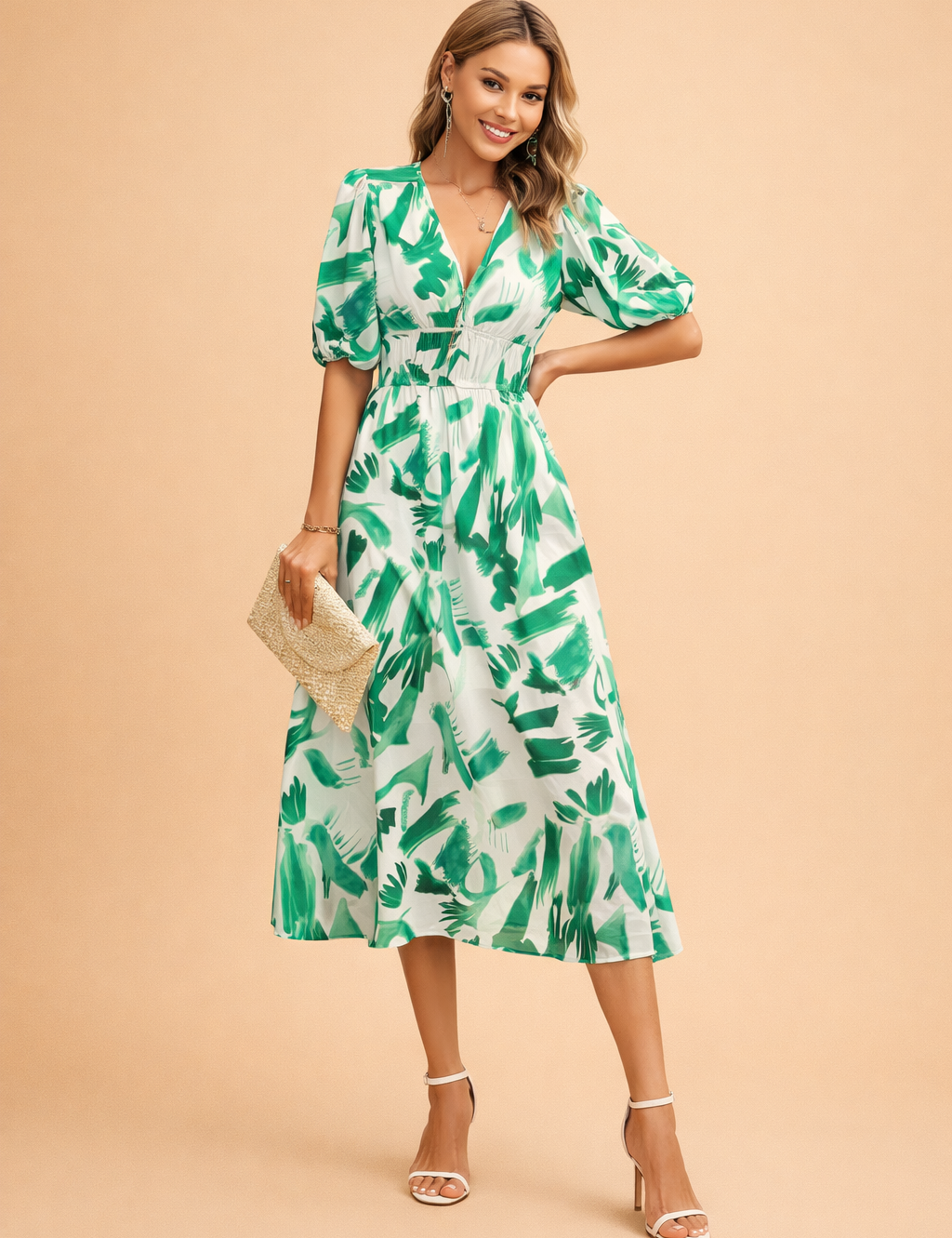 european-fashion-studio-posed-model-green-tropical-midi-dress-full-body-shopify-catalog_21573129-fb9a-4c5e-8e00-5fdda3ccae9b.png