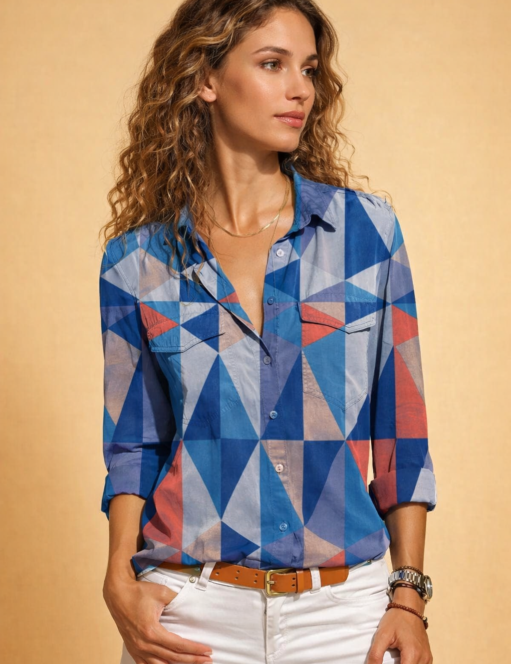 Summer Blouse for Women – Stylish Versatile Everyday Blouse – Mila