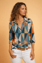 Summer Blouse for Women – Stylish Versatile Everyday Blouse – Mila