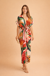Bow Midi Dress for Women – Elegant Tie-Detail Summer Dress – Charlot