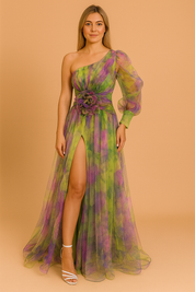 Off-Shoulder Occasion Dress for Women – Elegant Party Dress – Fiona