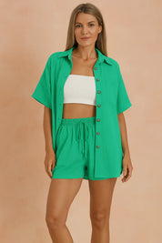 Top & Shorts Set for Women – Relaxed Two-Piece Summer Set – Kirra