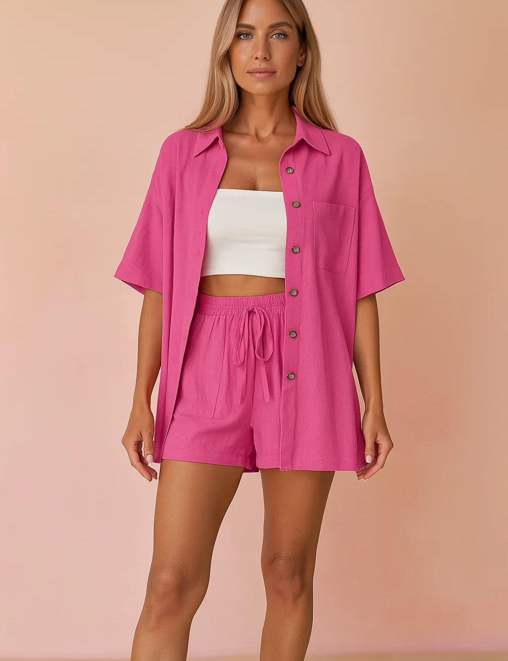 Top & Shorts Set for Women – Relaxed Two-Piece Summer Set – Kirra
