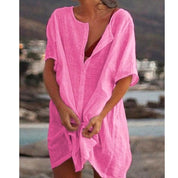 Beach Cover-Up Midi Dress for Women – Lightweight Swimwear Cover-Up – Marina