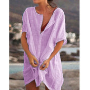 Beach Cover-Up Midi Dress for Women – Lightweight Swimwear Cover-Up – Marina
