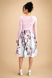 Women's Floral Dress Set – Vibrant Two-Piece Spring & Summer Dresses – Vivian