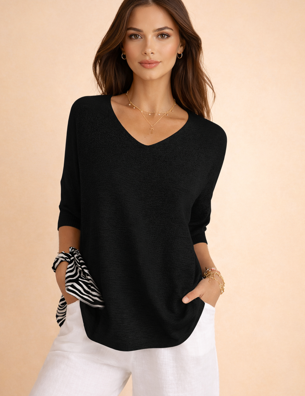 Chic Top for Women – Soft Relaxed Everyday Top – Athena