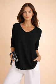 Chic Top for Women – Soft Relaxed Everyday Top – Athena