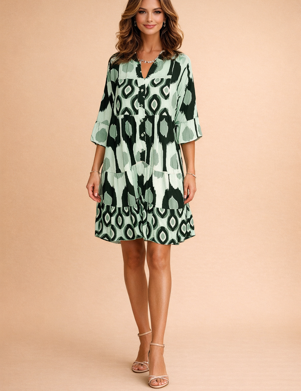 4-Sleeve Everyday Dress – Galilea