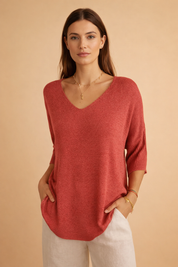 Chic Top for Women – Soft Relaxed Everyday Top – Athena