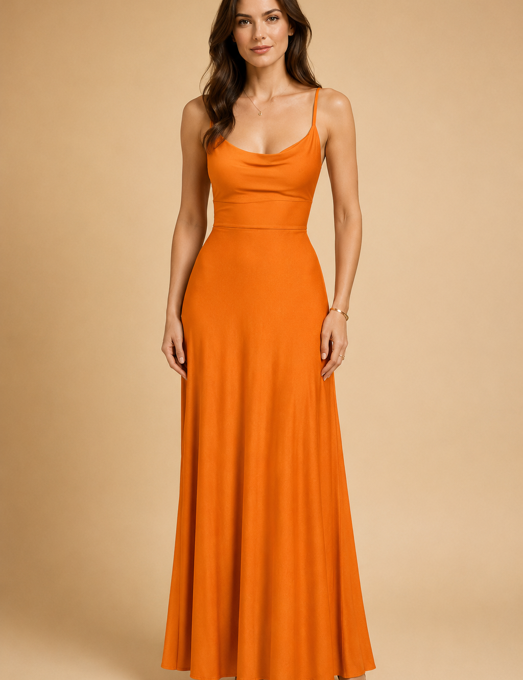 Sustainable Maxi Dress for Women – V-Neck Recycled Occasion Dress – Freya
