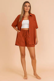 Top & Shorts Set for Women – Relaxed Two-Piece Summer Set – Kirra