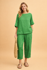 Shirt & Trouser Co-ord for Women – Comfortable Two-Piece Set – Kiana