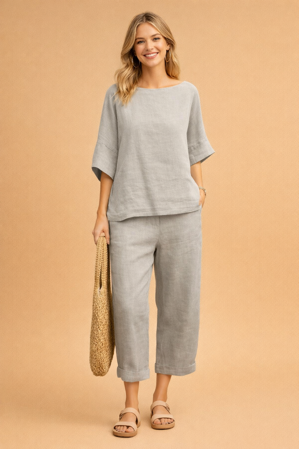 Shirt & Trouser Co-ord for Women – Comfortable Two-Piece Set – Kiana