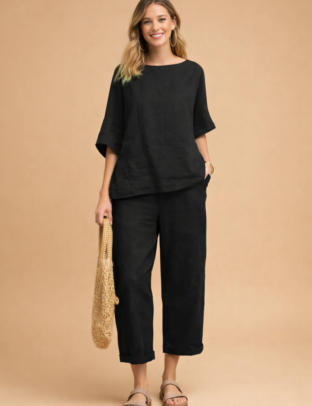Shirt & Trouser Co-ord for Women – Comfortable Two-Piece Set – Kiana