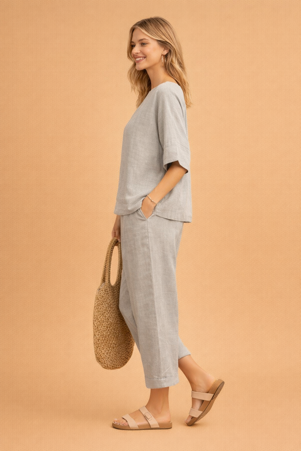 Shirt & Trouser Co-ord for Women – Comfortable Two-Piece Set – Kiana